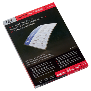 GBC HighSpeed™ Pouch Gloss A4 80 micron Clear (100)
