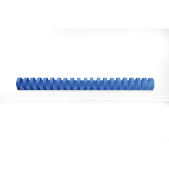 GBC CombBind Binding Combs, 19mm, 165 Sheet Capacity, A4, 21 Ring, Blue (Pack of 100)