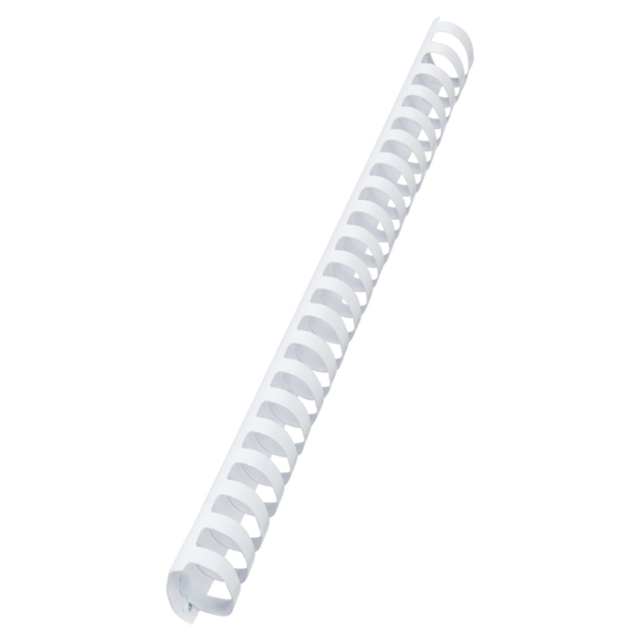 GBC CombBind Binding Combs, 32mm, 280 Sheet Capacity, A4, 21 Ring, White (Pack of 50)
