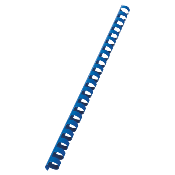GBC CombBind Binding Combs, 14mm, 125 Sheet Capacity, A4, 21 Ring, Blue (Pack of 100)