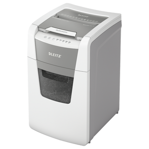 Leitz IQ Autofeed Office 150 Automatic Paper Shredder P5  White