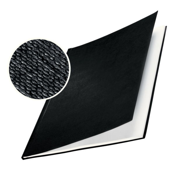 Leitz impressBIND Hard Covers, 7,0mm, For 36–70 sheets, A4, Black (Pack 10)