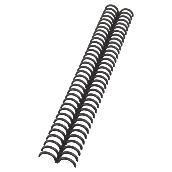 GBC ClickBind Binding Spines, 16mm, 145 Sheet Capacity, A4, 34 Ring, Black (Box 50)