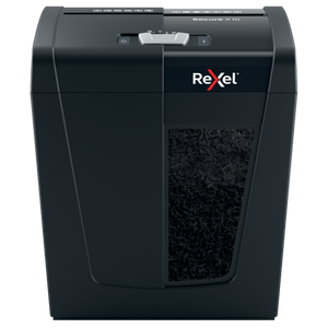 Rexel Secure X10 Cross Cut Paper Shredder Black