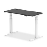 Air Black Slimline Height Adjustable Desk 600mm - Click to view options.