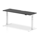 Air Black Slimline Height Adjustable Desk 600mm - Click to view options.