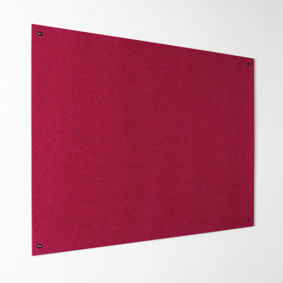 Frameless Noticeboard Resist-a-Flame Eco-Colour 1200 x 1800mm Various Colours