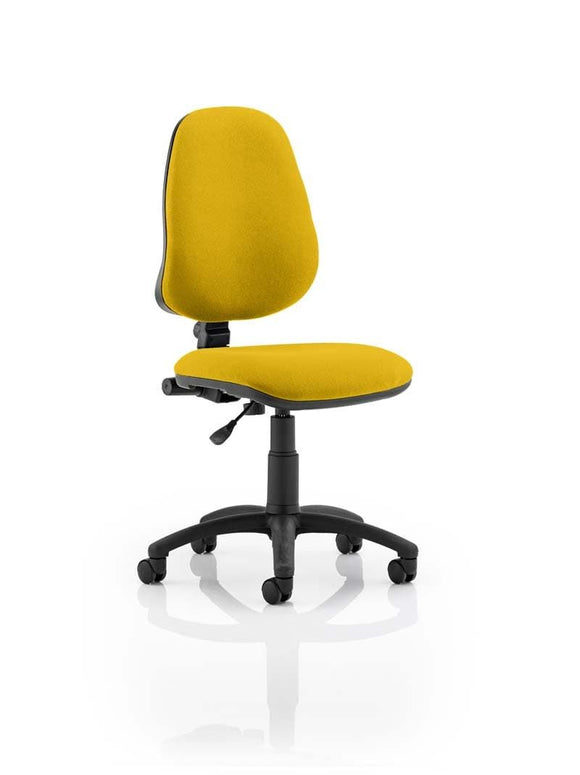 Eclipse Plus I Lever Task Operator Chair Bespoke Colour Senna Yellow