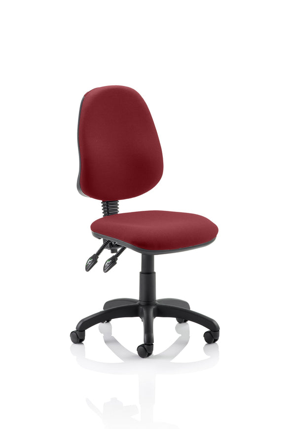 Eclipse Plus II Lever Task Operator Chair Bespoke Colour ginseng Chilli