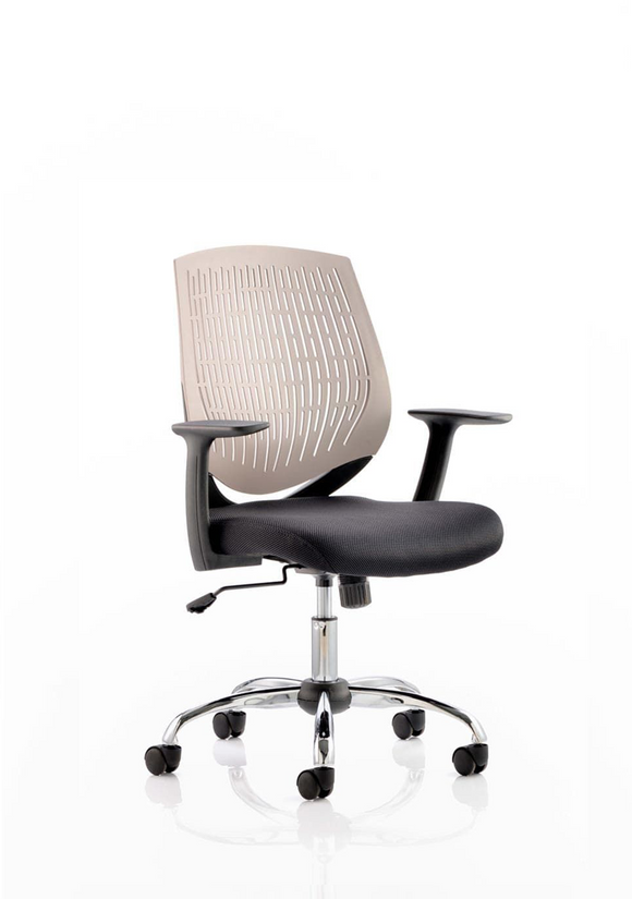 Dura Task Operator Chair Grey With Arms