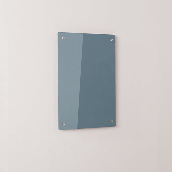 WriteOn Coloured Glassboard 450 x 600mm Grey