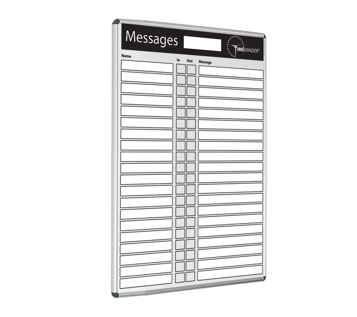 Timeminder in-out personnel message whiteboard – Whiteboard Shop UK