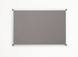 Adboards Classic Felt Notice Boards With Aluminium Frames 1200x1200mm Grey