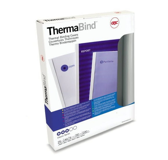 GBC Optimal ThermaBind® Cover A4 9mm White (100)