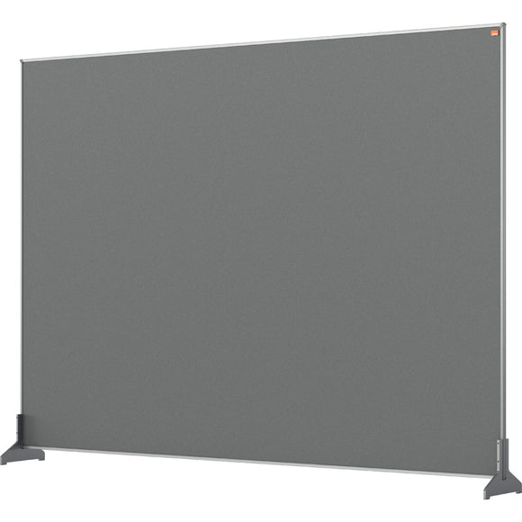 Nobo Impression Pro Free Standing Room Divider Screen Felt Surface 1200x1800mm Grey