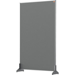 Nobo Impression Pro Free Standing Room Divider Screen Felt Surface 600x1800mm Grey