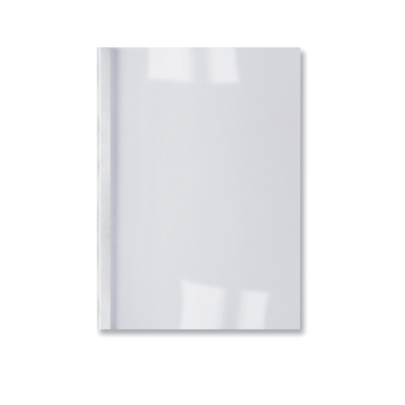 GBC Thermal Cover 1.5 Clear/White  (Pack 100)