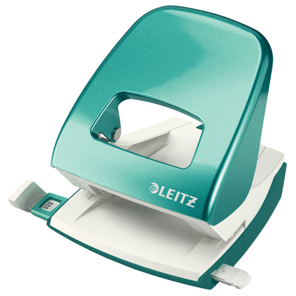 Leitz NeXXt WOW Metal Office Hole Punch 30 sheets. Ice Blue