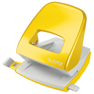 Leitz NeXXt WOW Metal Office Hole Punch. 30 sheets. Yellow.