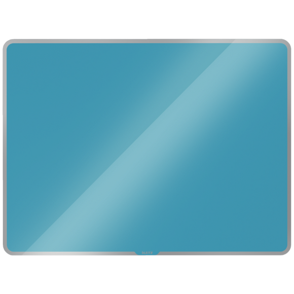 Leitz Cosy Magnetic Glass Whiteboard 800x600mm Calm Blue