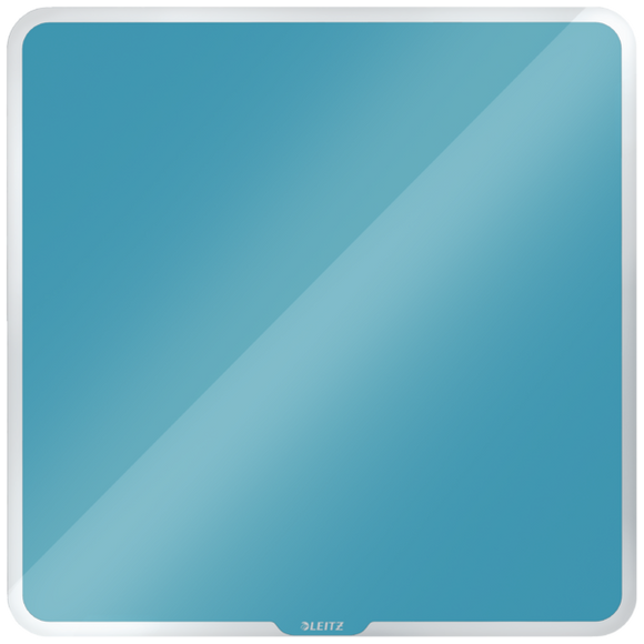 Leitz Cosy Magnetic Glass Whiteboard 450x450mm Calm Blue