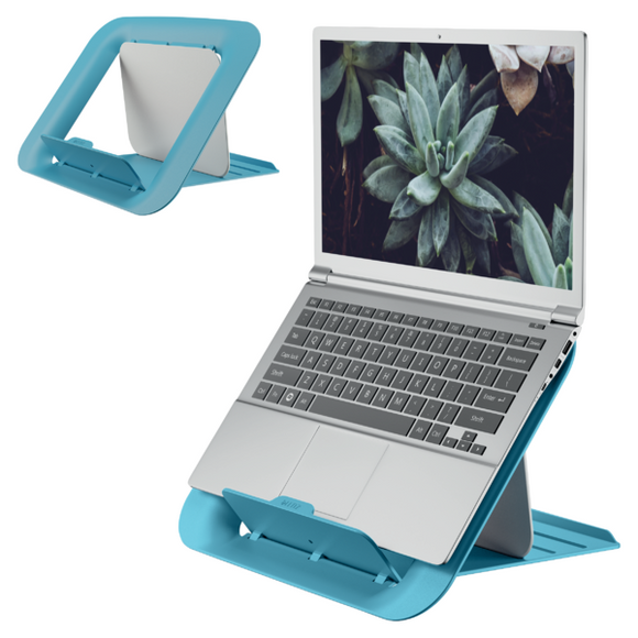 Leitz Ergo Cosy Adjustable Laptop Stand Calm Blue