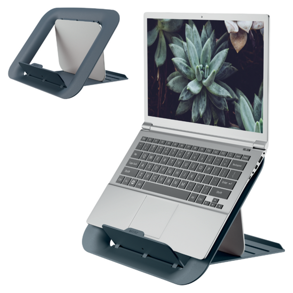 Leitz Ergo Cosy Adjustable Laptop Stand Velvet Grey