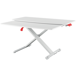Leitz Ergo Cosy Standing Desk Converter with sliding tray Grey