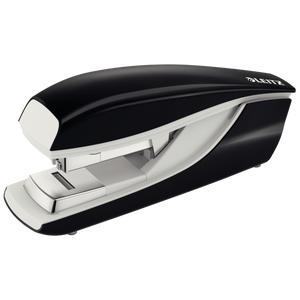 Leitz NeXXt Strong Metal Flat Clinch Stapler 40 sheets. Includes staples, in cardboard box. Black
