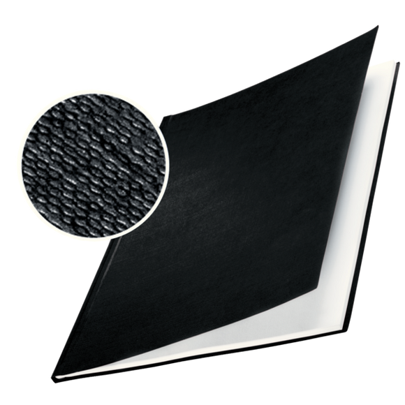 Leitz impressBIND Hard Covers, 3,5mm, For 15-35 sheets, A4, Black (Pack 10)