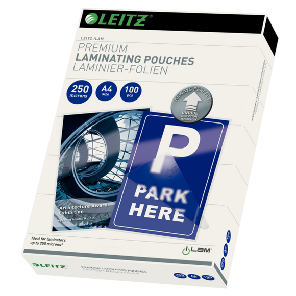 Leitz iLAM UDT Hot Laminating Pouches A4 250 microns (Pack 100)