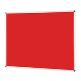 Aluminium Framed Notice Board 900 x 1200mm - Various Colours