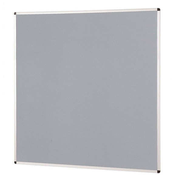 Aluminium Framed Notice Board 1200 x 1200mm - Various Colours