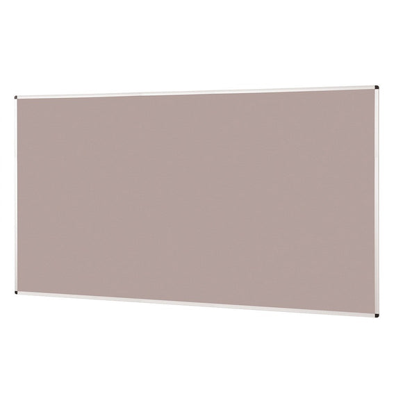 Aluminium Framed Notice Board 1200 x 2400mm - Various Colours