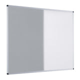 Aluminium Framed Dual Notice Board - Click for Options