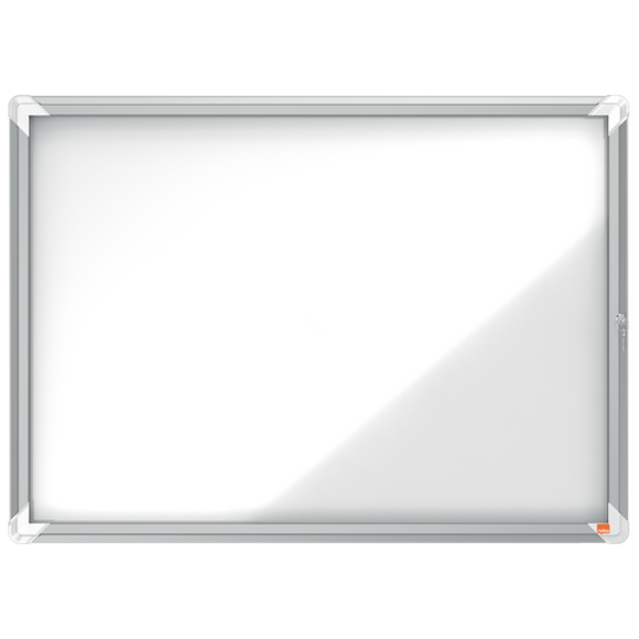 Nobo Premium Plus Outdoor Magnetic Lockable Notice Board 8xA4 White