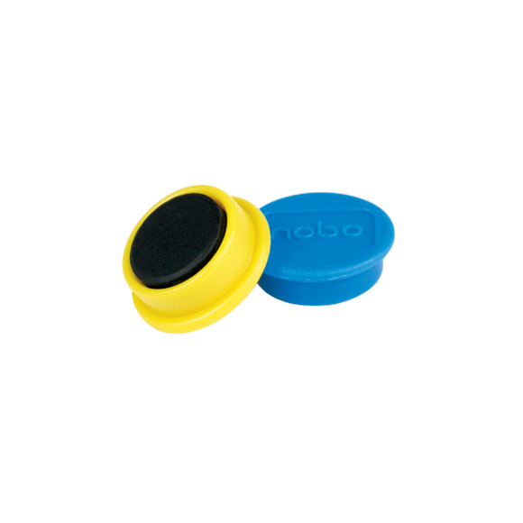Nobo Magnetic Markers 20mm Assorted (Pack 10)