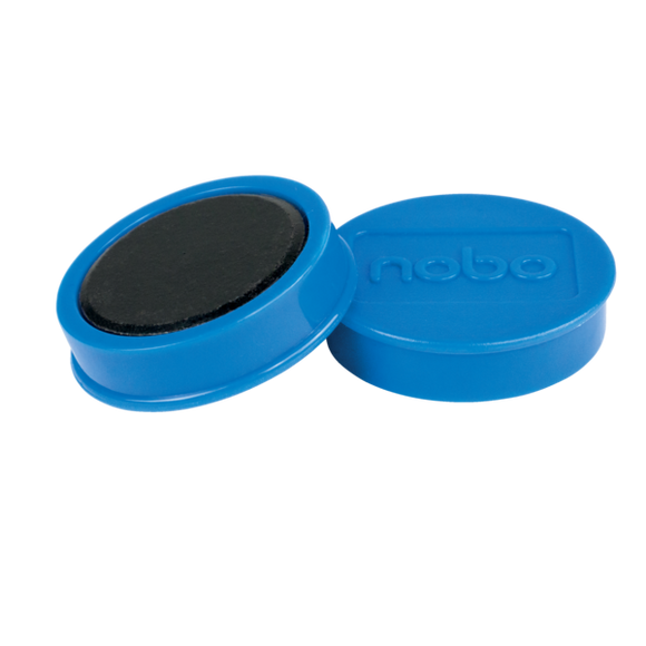Nobo Whiteboard Magnets 38mm Blue (Pack of 4)
