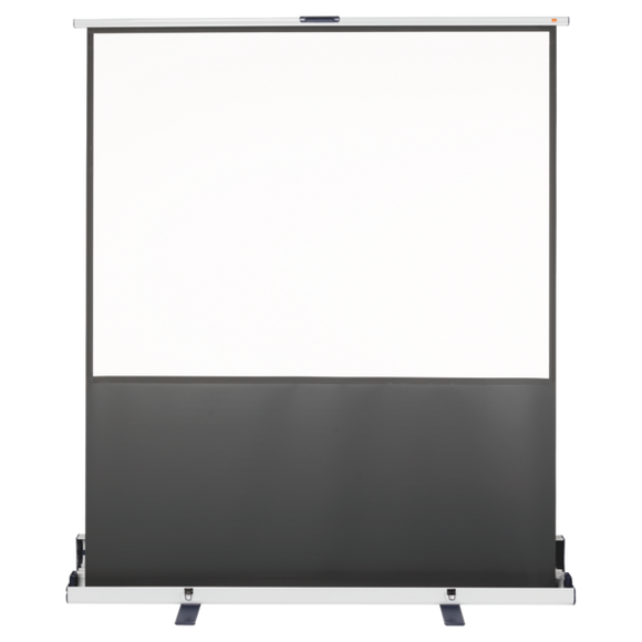 Nobo Portable Floorstanding Projection Screen Home Cinema/Sport/Gaming Projector 4:3 Screen Format Matte White (1600x1200mm)