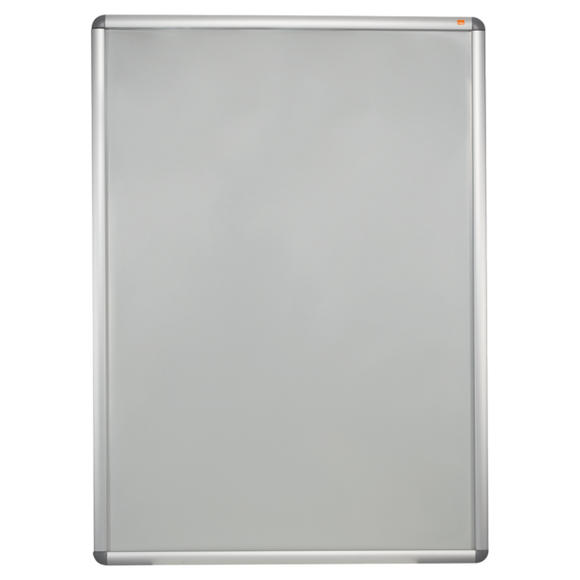 Nobo A0 Snap Frame Poster Holder, Signage Display or Wall Notice Board, Aluminium Frame, Silver