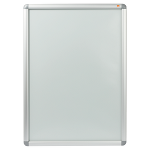 Nobo A1 Snap Frame Poster Holder, Signage Display or Wall Notice Board, Aluminium Frame, Silver