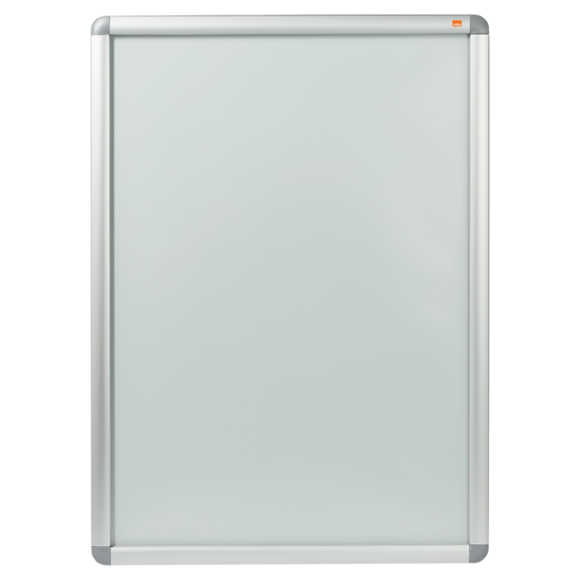 Nobo A1 Snap Frame Poster Holder, Signage Display or Wall Notice Board, Aluminium Frame, Silver