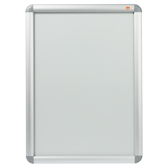 Nobo A2 Snap Frame Poster Holder, Signage Display or Wall Notice Board, Aluminium Frame, Silver