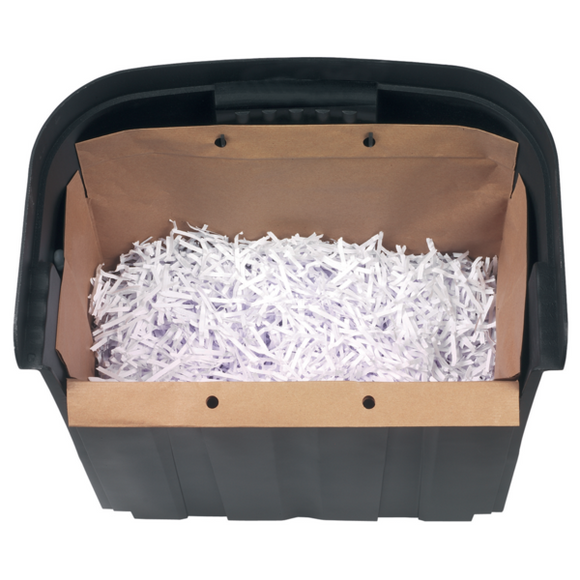 Rexel Recyclable Shredder Waste Sacks, 30L Capacity, For Rexel Mercury 30L Shredder (Pack 20)