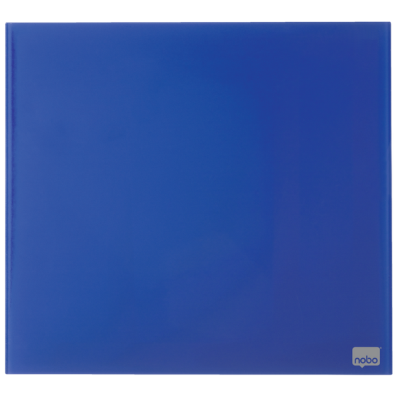 Nobo Glass Small Whiteboard, Blue, Magnetic Tile, 300 X 300mm