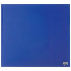 Nobo Glass Small Whiteboard, Blue, Magnetic Tile, 450 X 450mm