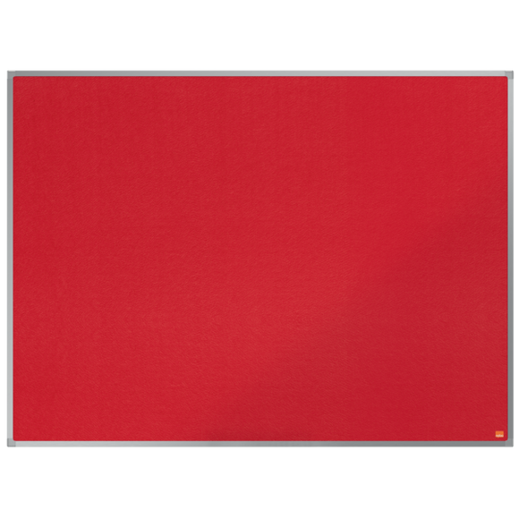 Nobo Essence Felt Notice Board 1200x900mm Red