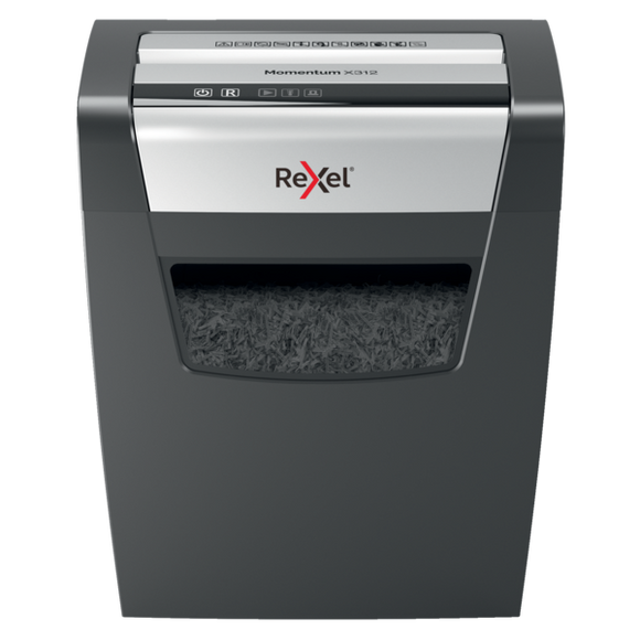 Rexel Momentum X312 Paper Shredder - Black
