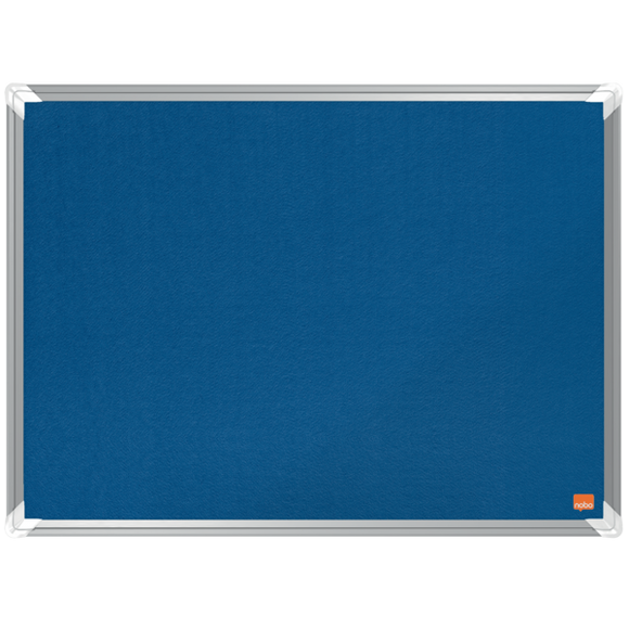 Nobo Premium Plus Felt Notice Board 600x450mm Blue