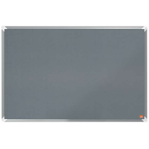 Nobo Premium Plus Felt Notice Board 900x600mm Grey